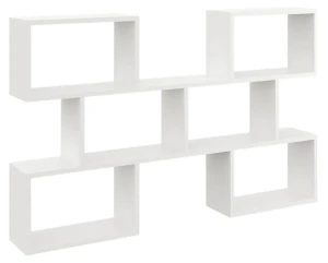 Biała minimalistyczna półka na książki - Zoix