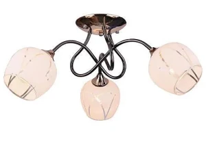 Złoty klasyczny żyrandol trzyramienny - A268-Flogir