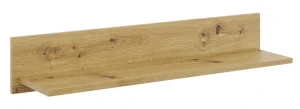 Skandynawska półka wisząca w kolorze dąb artisan - Lava