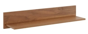 Minimalistyczna pólka ścienna w kolorze orzech - Lava