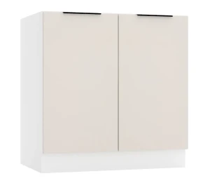 Dolna szafka kuchenna 80 cm beż piaskowy - Bixor 16X