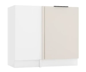 Dolna narożna szafka kuchenna beż piaskowy - Bixor 19X