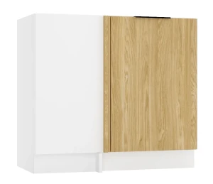 Dolna narożna szafka kuchenna dąb olejowany - Bixor 19X