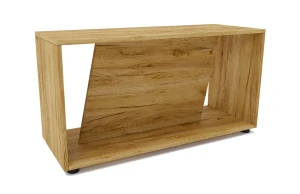 Nowoczesny stolik kawowy dąb craft - Allon 3X