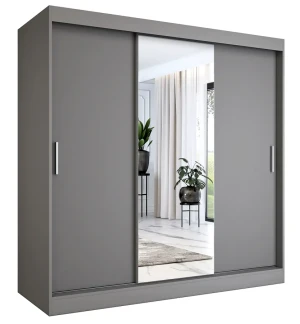 Szafa przesuwna antracyt 200 cm - Massi 6X