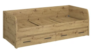Młodzieżowe łóżko z szufladami 90x200 dąb artisan - Toreso 28X