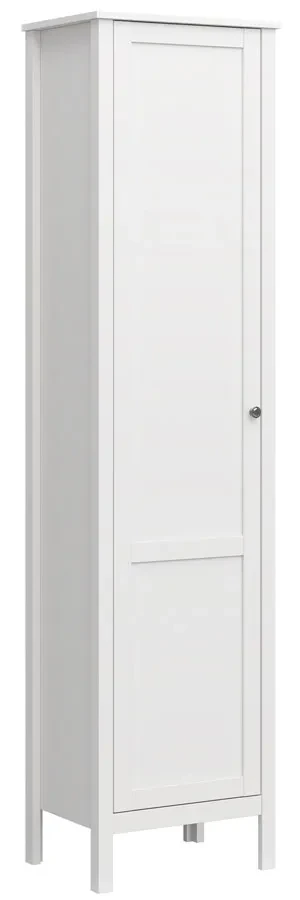 Biały słupek zamykany z półkami - Omaron 10X