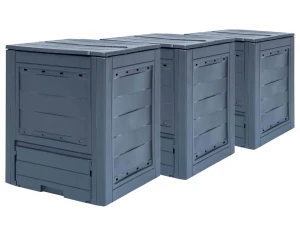 Zestaw 3 kompostowników ogrodowych - Vicana 3X