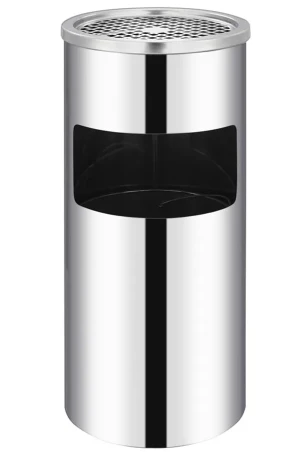 Srebrny podwieszany kosz z popielniczką - Zovi