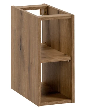 Dolny regał łazienkowy w kolorze dębu - Tereza 3X