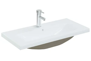 Ceramiczna umywalka wpuszczana w blat z baterią - Jowka 5X