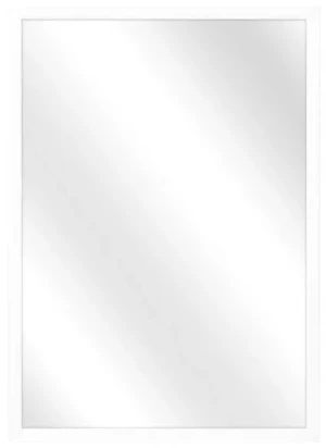 Białe prostokątne lustro aluminiowe - Olmeda 21 rozmiarów