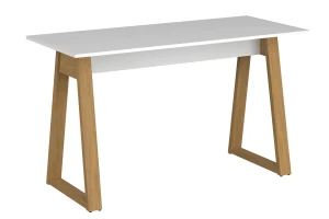 Białe skandynawskie biurko 140x60 cm - Olenako 12X