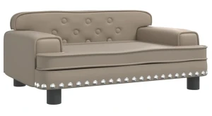 Nowoczesna sofa dziecięca cappuccino - Nilan