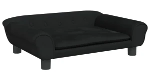 Nowoczesna czarna kanapa dziecięca - Pergio