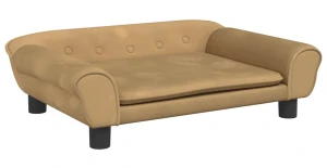 Brązowa kanapa dla chłopca na nóżkach - Pergio