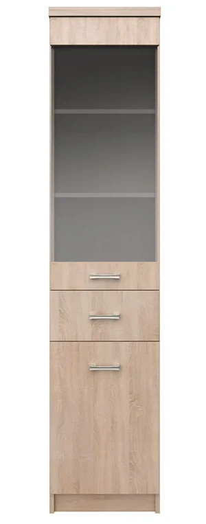 Wysoka witryna dąb sonoma - Riza 22X