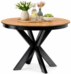 Stół z rozkładanym blatem dąb karmel - Labix 12X