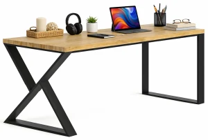 Dębowe biurko industrialne 150x80 - Xago