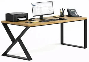 Drewniane nowoczesne biurko 160x80 - Xago