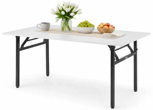 Biały składany stół konferencyjny - Vivrox 16 rozmiarów