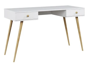 Białe biurko w skandynawskim stylu - Geza 13X