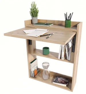 Składane biurko pod laptopa dąb artisan - Coro