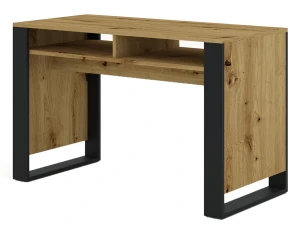 Biurko proste długie pod komputer dąb artisan - Lyra 15X