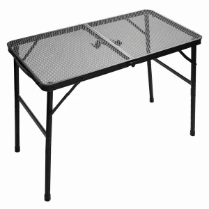 Czarny przenośny stolik campingowy - Tahiti