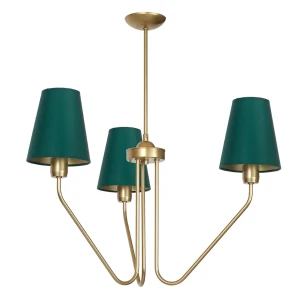 Zielony nowoczesny żyrandol - K426-Tino