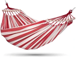 Klasyczny hamak ogrodowy w paski - Pikos 8X