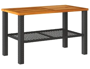 Stolik ogrodowy z dodatkową półką - Fili