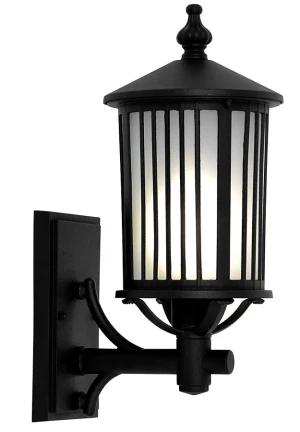 Czarny elewacyjny kinkiet zewnętrzny - A441-Womo