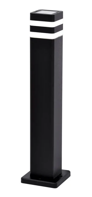 Czarna niska nowoczesna lampa ogrodowa - A459-Uboxi