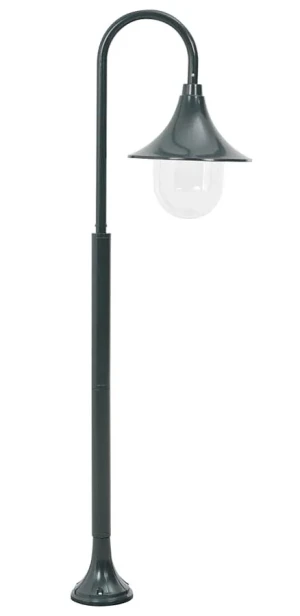 Zielona lampa ogrodowa stojąca słupek - A464-Agita