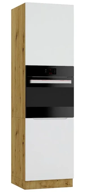 Słupek pod zabudowę piekarnika dąb artisan + szary - Orfa 7X