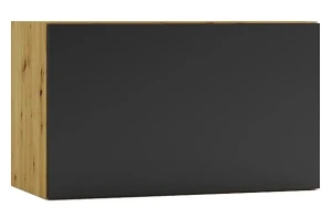 Szafka pod okap 60 cm dąb artisan + czarny - Orfa 22X