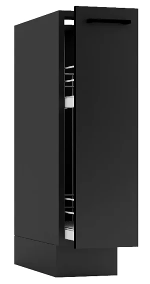 Szafka z koszem cargo 20 cm grafit - Coleo 4X