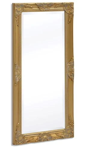 Prostokątne lustro w złotej ramie - Rafen 6X
