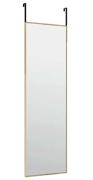 Złote wiszące lustro na drzwi - Taranto 3X