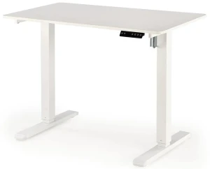 Białe biurko z regulacją wysokości blatu - Neta