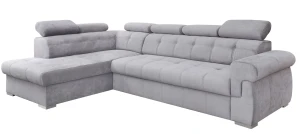 Szary duży narożnik rozkładany - Kejo