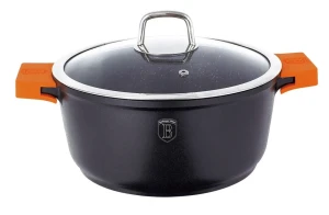 Garnek z potrójną warstwą marmurową na indukcję - Semot 26X