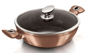 Granitowy złoty garnek z pokrywą - Midea 6X