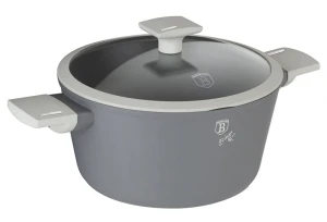 Szary garnek z powłoką tytanową 6,1L - Alexit 7X