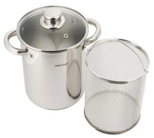 Wysoki garnek z koszem do gotowania szparagów i spaghetti - Alexit 28X