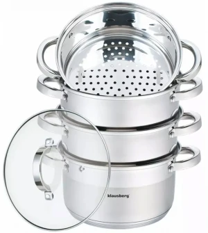 Garnki do gotowania na parze na indukcję 20cm - Lenton 9X