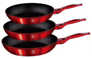 Granitowe patelnie 3 sztuki na indukcję - Hesperia 8X