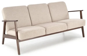 Beżowa trzyosobowa sofa w stylu vintage - Alexander 5X