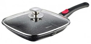 Grillowa patelnia z przykrywką i odpinaną rączką - Rosalia 16X